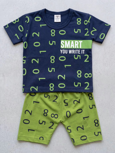 Navy Smart Numbers Set | Shop Toddler Boy Summer Sets