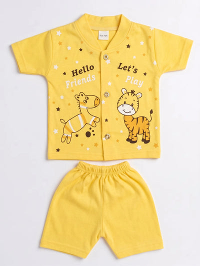 Yellow Zebra Set | Best Baby Newborn Cloths in Pakistan