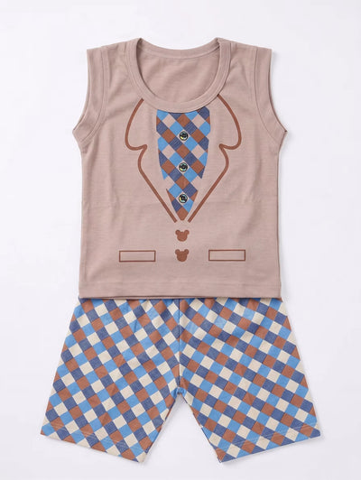 Plaid Gentleman Set | Cute Summer Baby Outfit