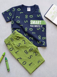 Navy Smart Numbers Set | Shop Toddler Boy Summer Sets