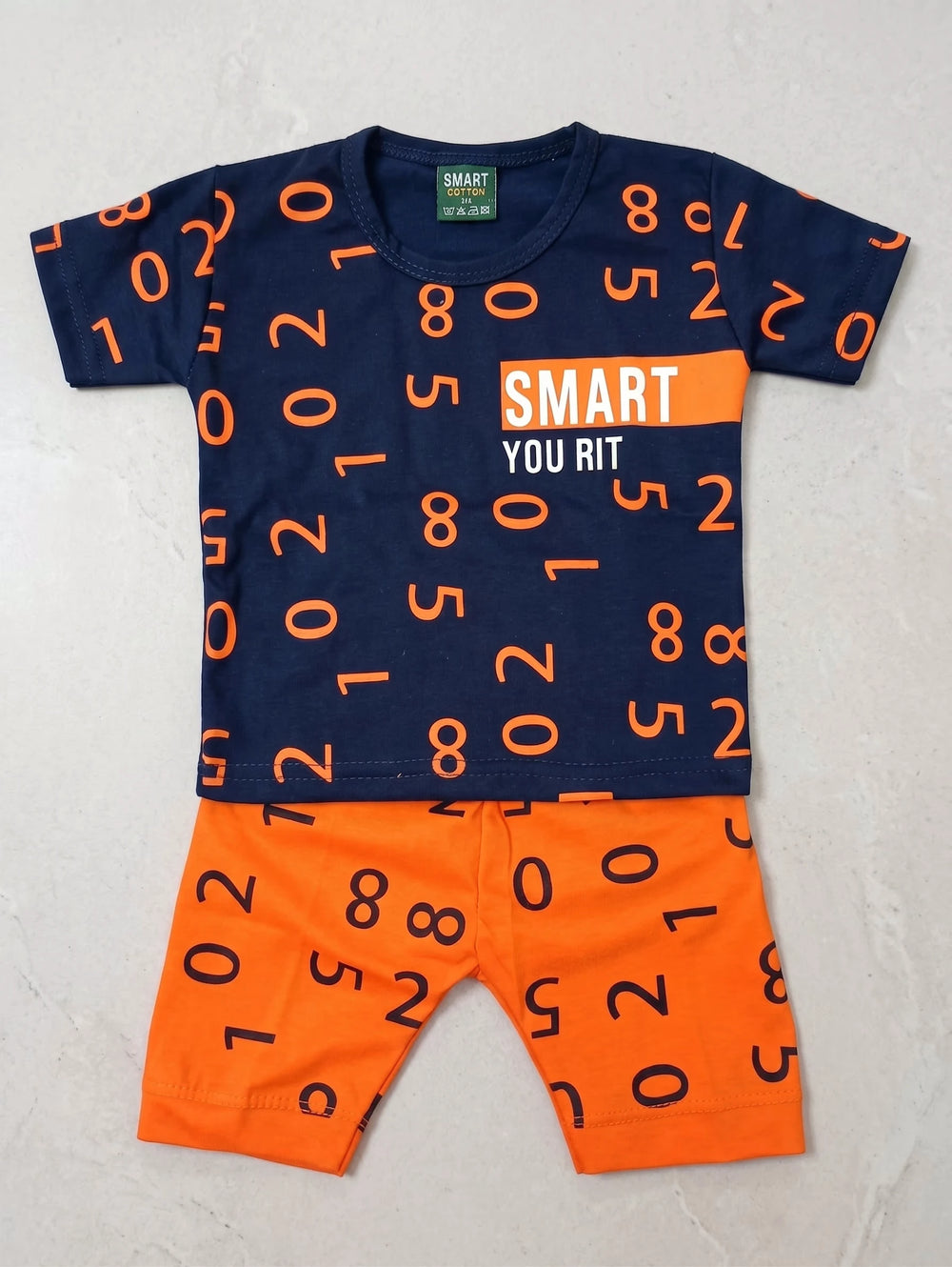 Toddler Boy Summer Outfits | 2-Piece Cotton Shorts Set