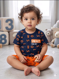 Toddler Boy Summer Outfits | 2-Piece Cotton Shorts Set