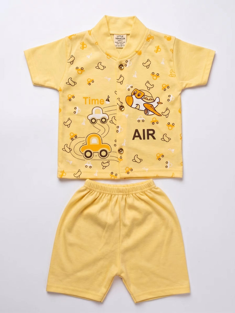 Little Yellow New Born Baby 2-Piece Outfit Set Romper