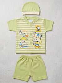 3-Pack Bunny "Going Home" 3-Piece Outfit Sets - Baby Outfits