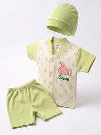 Green Romper Set | Best New Born Baby Clothes