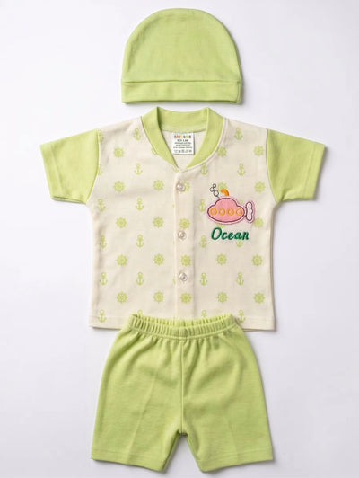 Green Romper Set | Best New Born Baby Clothes