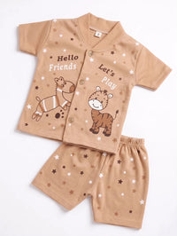 Tan Zebra Set | Best Baby Newborn Cloths in Pakistan