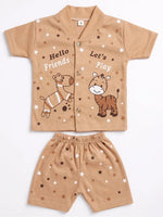 Tan Zebra Set | Best Baby Newborn Cloths in Pakistan