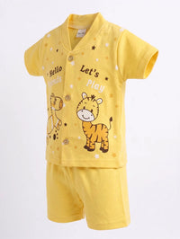 Yellow Zebra Set | Best Baby Newborn Cloths in Pakistan