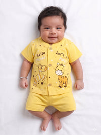 Yellow Zebra Set | Best Baby Newborn Cloths in Pakistan