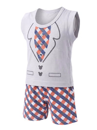 Grey Faux Suit Set | Trendy Baby Boy Clothes