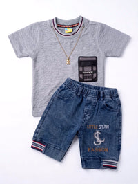 Grey & Denim Set | Shop the Best Baby Clothes Online