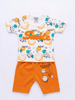 Orange Smiley Set | Shop Trendy Kids Summer Clothes
