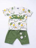 Green Smiley Set | Shop Trendy Boys Summer Clothes