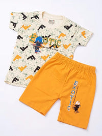 Mustard Exotic Streetwear Set | Cute Baby Boy Clothes
