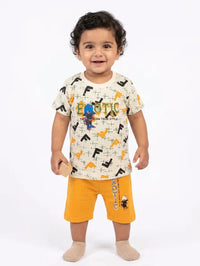 Mustard Exotic Streetwear Set | Cute Baby Boy Clothes