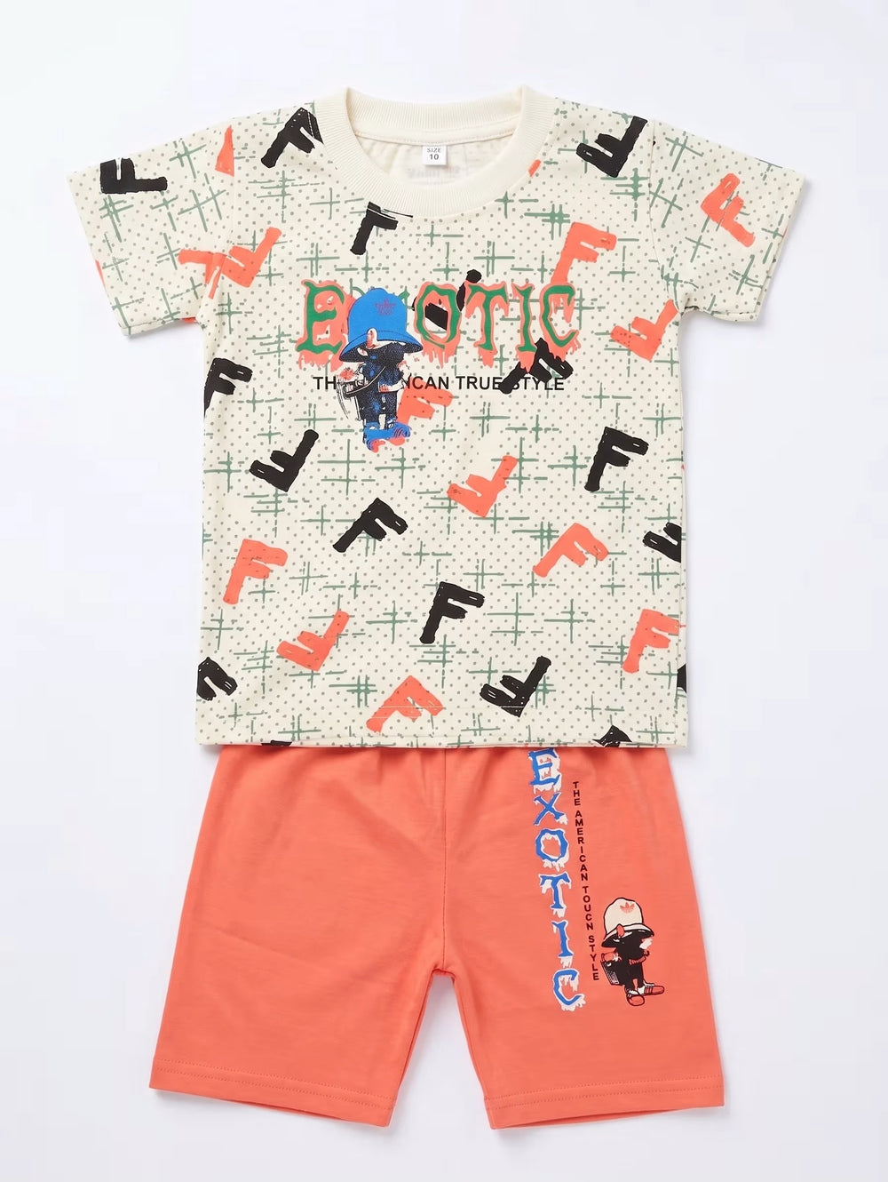 Coral Exotic Streetwear Set | Best Baby Clothes For Boys