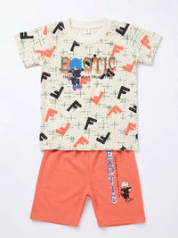 Coral Exotic Streetwear Set | Best Baby Clothes For Boys