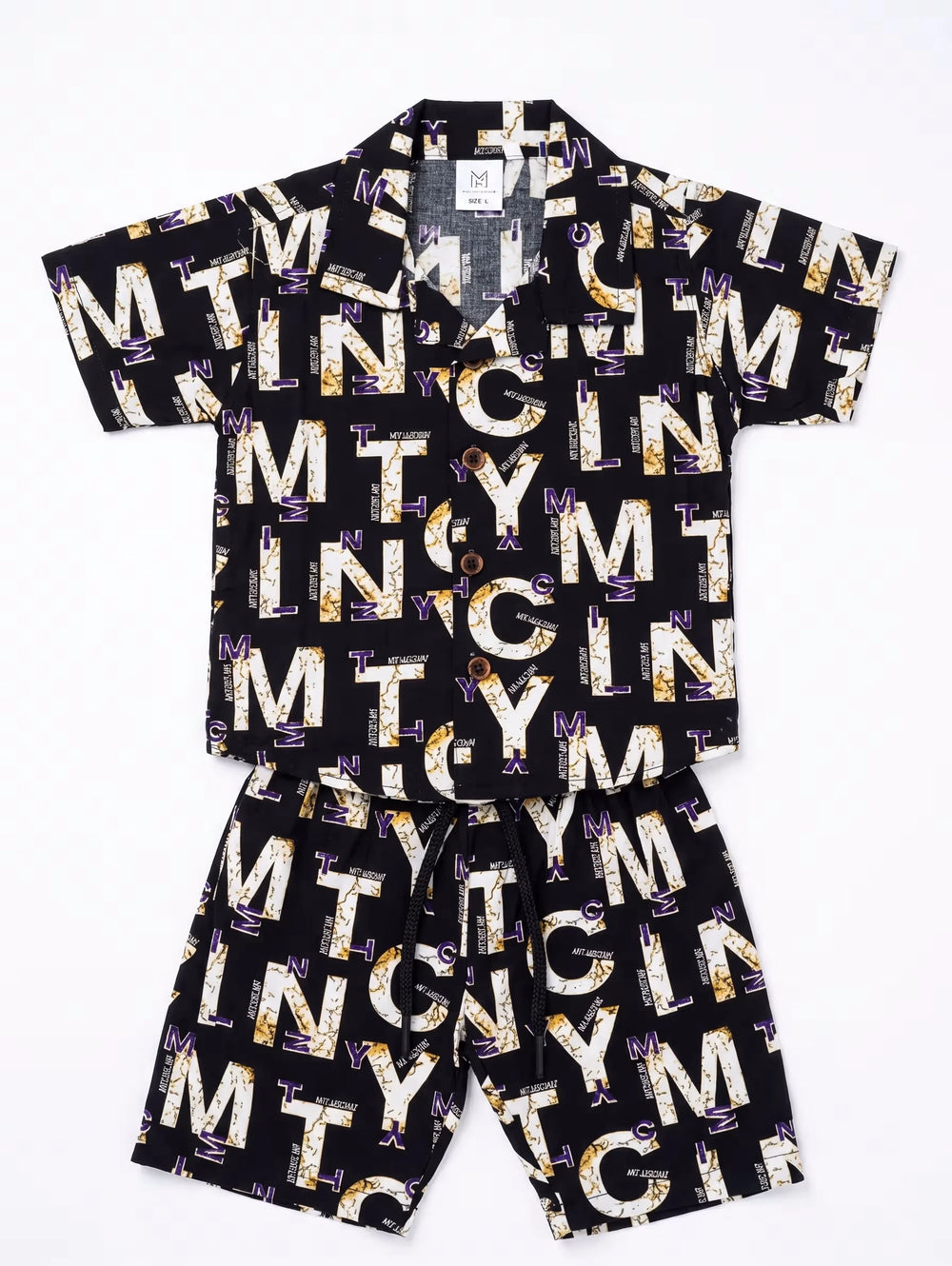Black Alphabet Set | Buy Baby Boy Clothes Online
