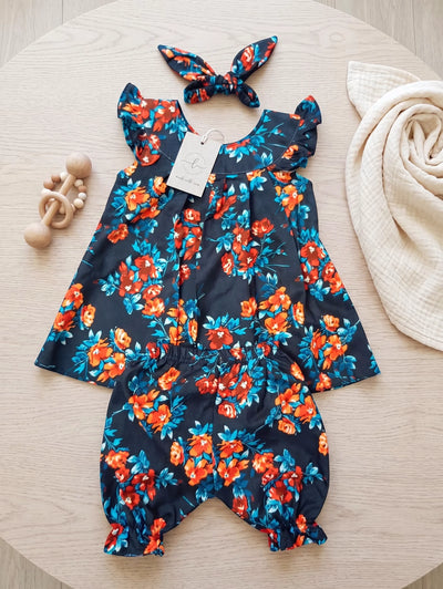Floral Bloomer Set | Best Floral Baby Girl Clothes